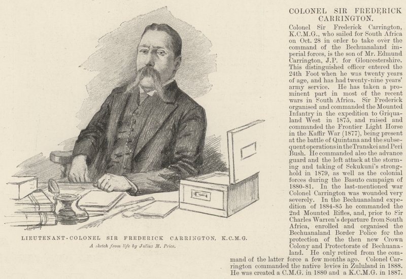 Lieutenant-Colonel Sir Frederick Carrington, KCMG von Julius Mandes Price
