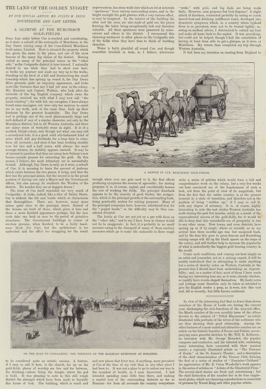 Das Land des Goldenen Nuggets von Julius Mandes Price