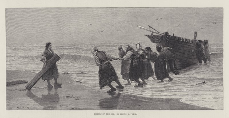 Arbeiter des Meeres von Julius Mandes Price
