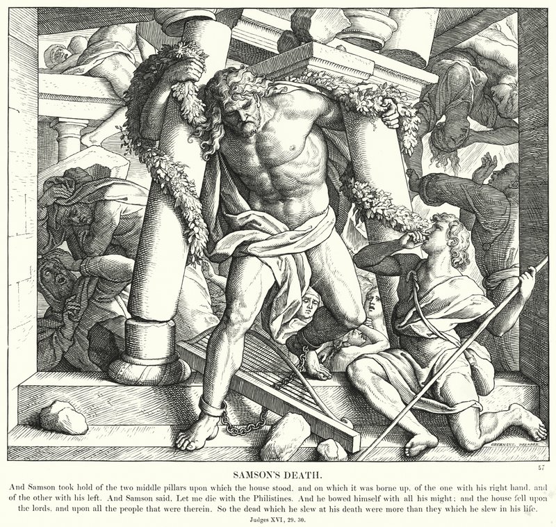 Samsons Tod von Julius (after) Schnorr von Carolsfeld