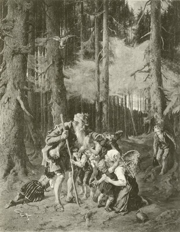Der treue Eckart (Gravur) von Julius Adam