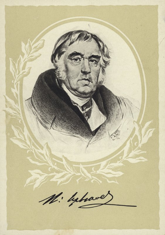 Iwan Krylow, russischer Fabeldichter von Karl Pavlovich Bryullov