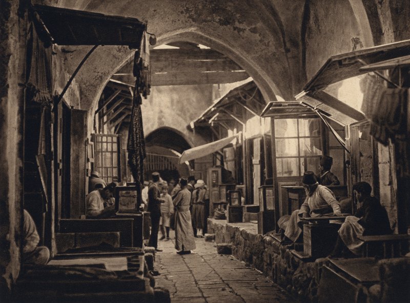 Jerusalem, Basar von Karl Grober