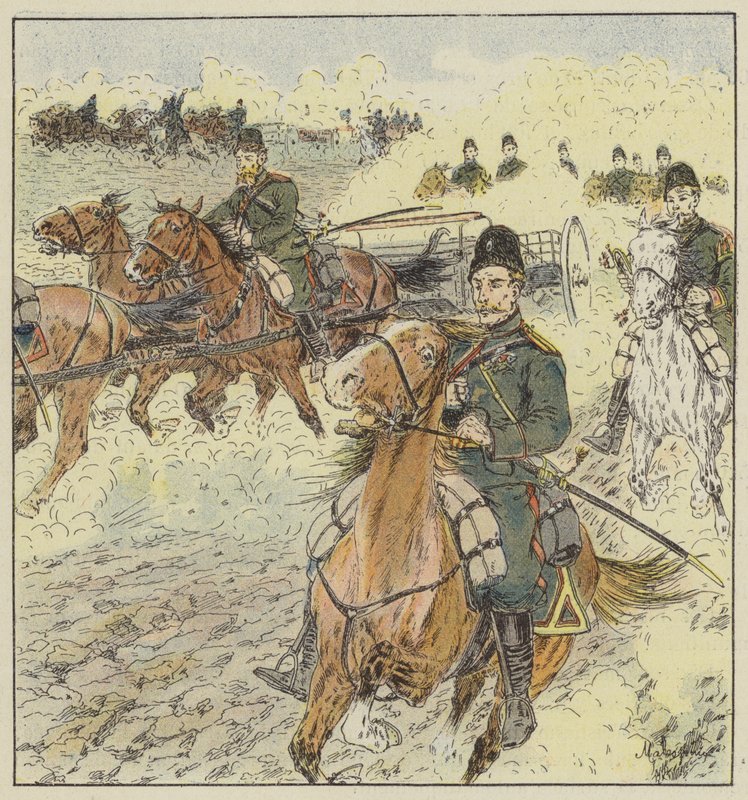 Kosakenartillerie aus Transbaikalien von L. Malespine