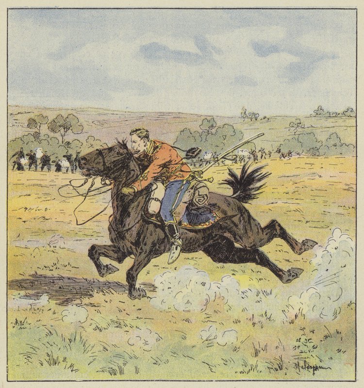 Kapitän Tretrakof in der Schlacht von Yan-Ye-Tcheng von L. Malespine