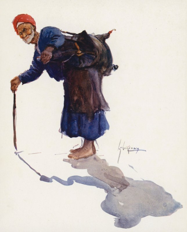 Menschen aus Ägypten: Wasserträger, Sakka von Lance Thackeray
