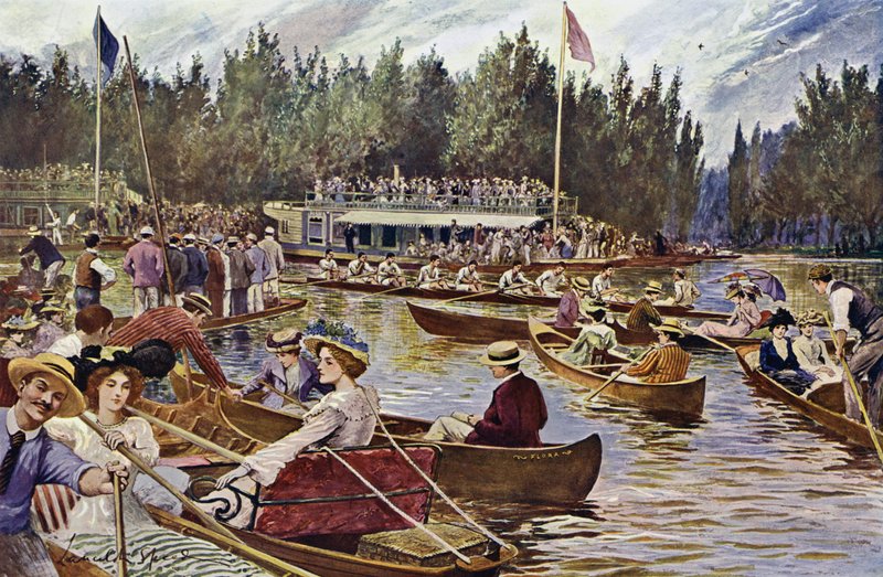 Rudern in Oxford von Lancelot Speed