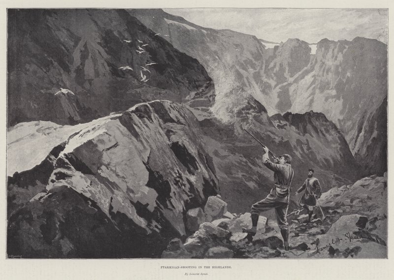 Schneehuhnjagd in den Highlands von Lancelot Speed