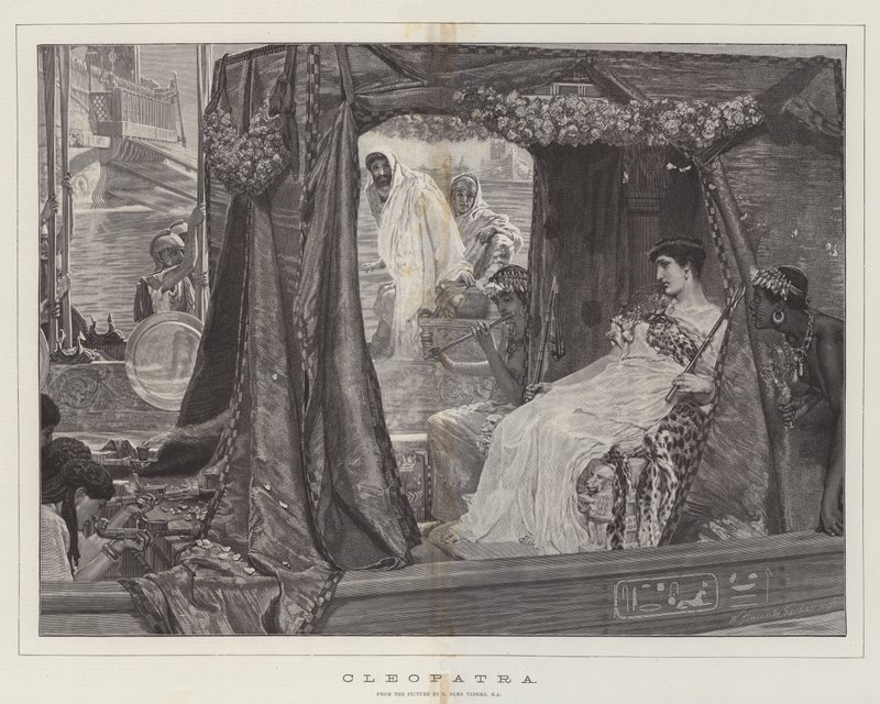 Kleopatra von Lawrence Alma Tadema