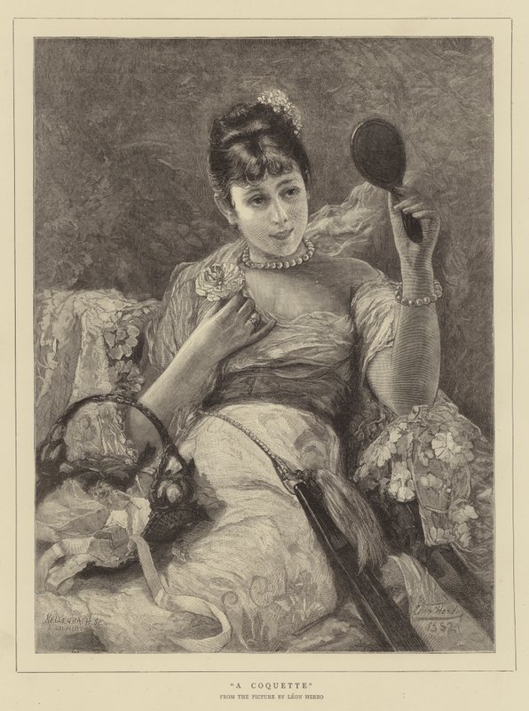 Eine Kokette von Leon Herbo
