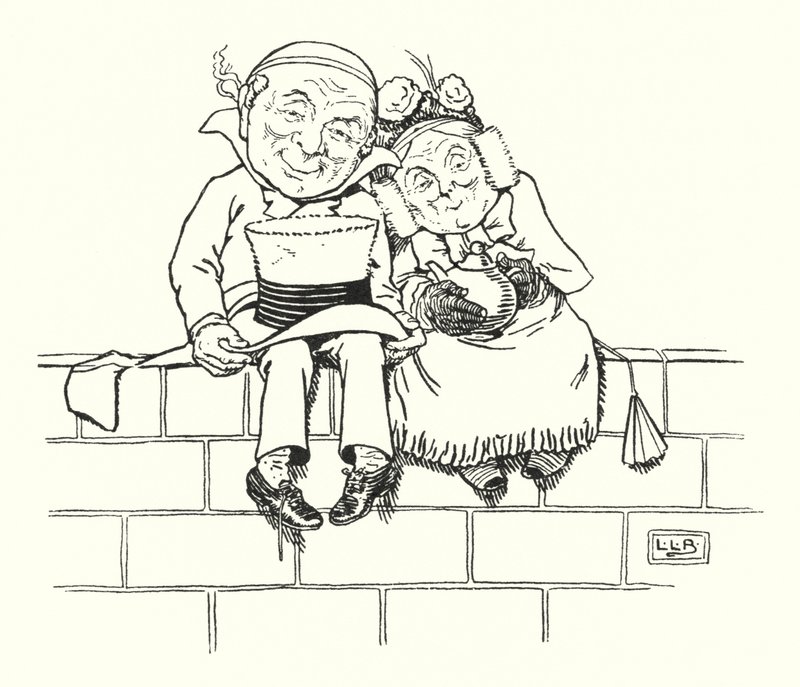 Herr und Frau Discobbolos von Leonard Leslie Brooke