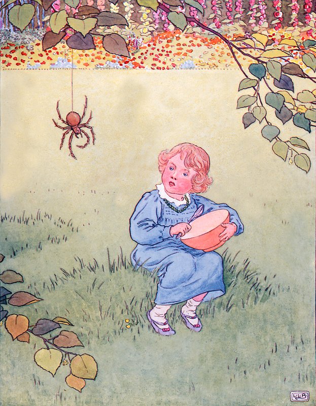 Kleine Miss Muffet von Leonard Leslie Brooke
