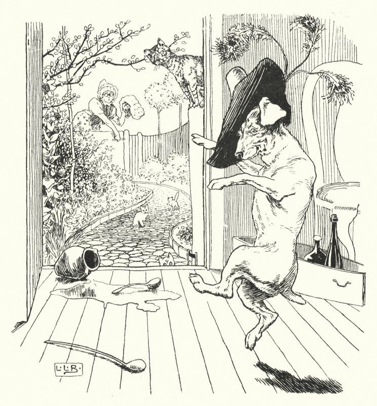 Alte Mutter Hubbard von Leonard Leslie Brooke