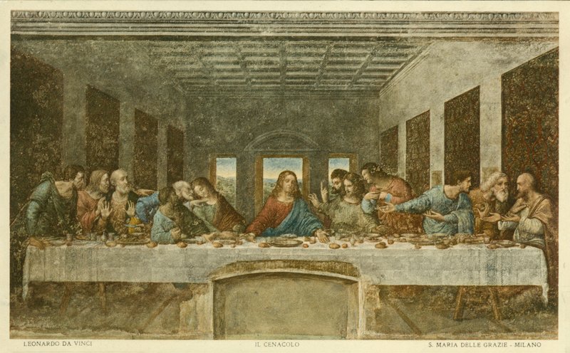 Das letzte Abendmahl von Leonardo da (after) Vinci