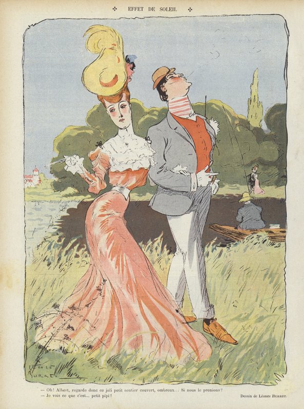 Illustration für Le Rire von Leonce Burret