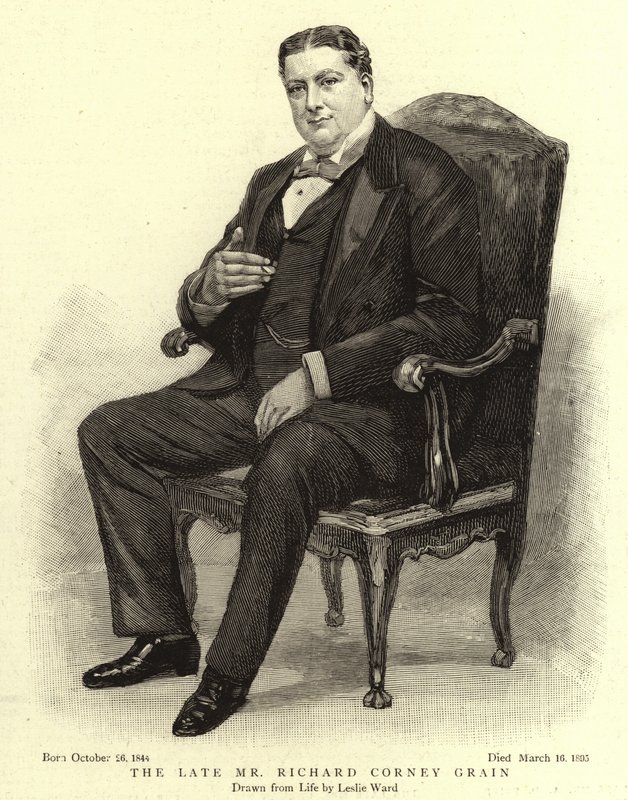 Der verstorbene Mr. Richard Corney Grain von Leslie Matthew Ward