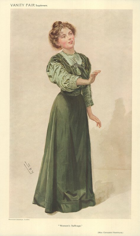 Miss Christabel Pankhurst von Leslie Matthew Ward