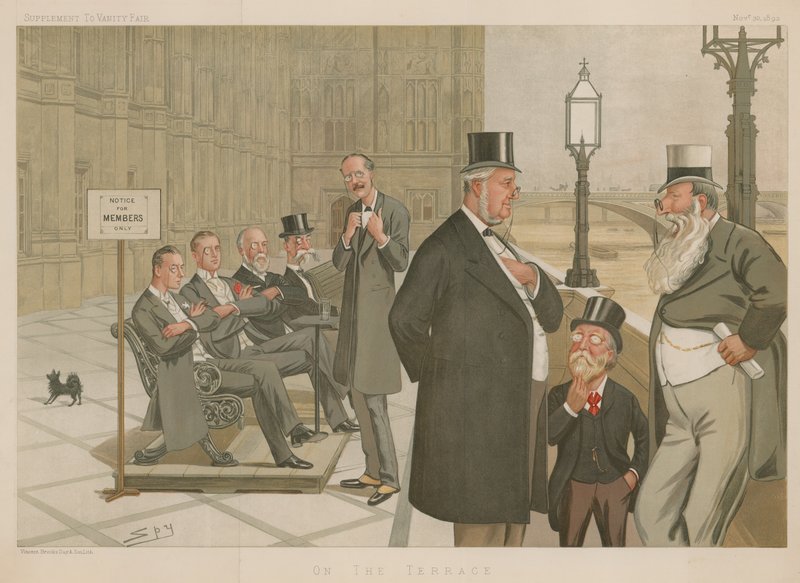 Auf der Terrasse von Leslie Matthew Ward