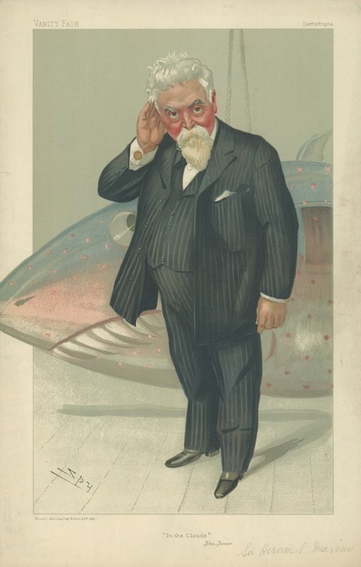 Sir Hiram Stevens Maxim von Leslie Matthew Ward