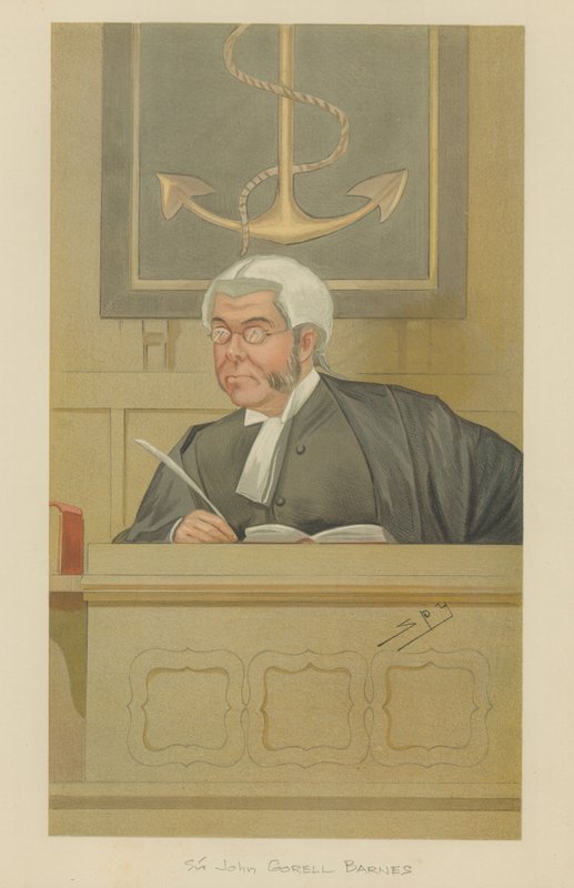Sir John Gorell Barnes von Leslie Matthew Ward