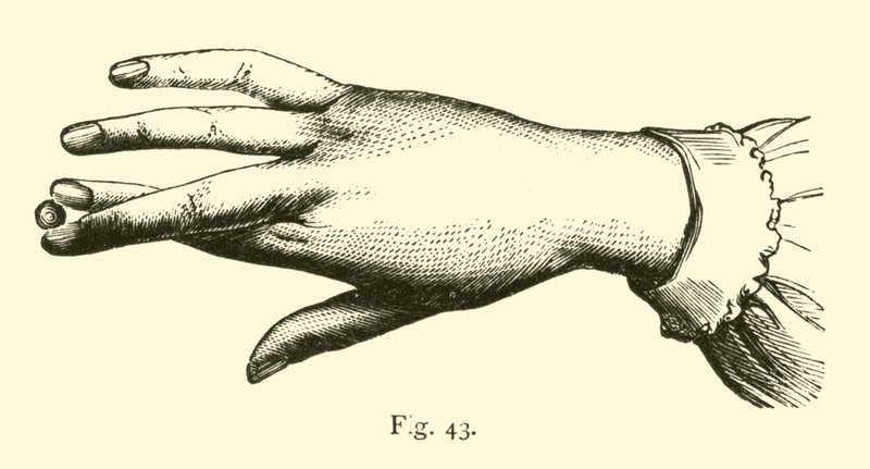 Gekreuzte Finger von Leveille