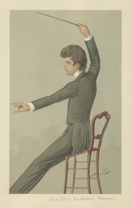 Signor Pietro Mascagni von Liborio Prosperi