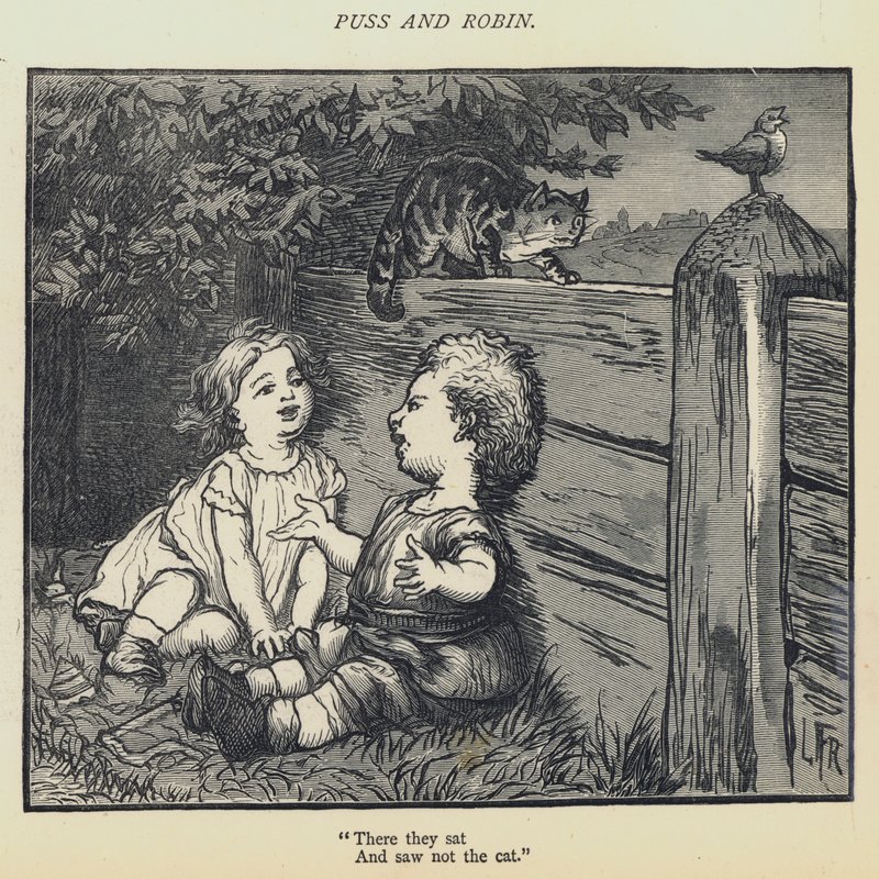 Puss und Robin von Lorens Frolich