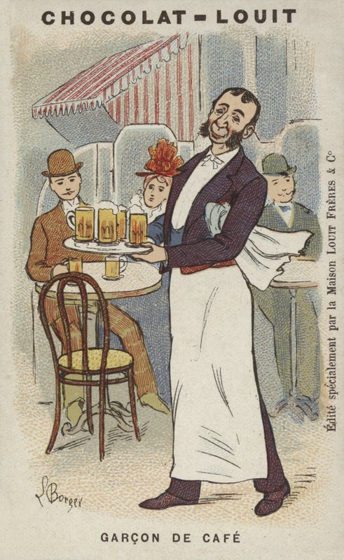 Kellner von Louis Borgex
