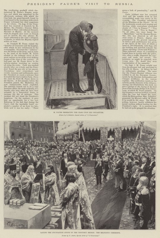 Präsident Faures Besuch in Russland von Louis Remy Sabattier