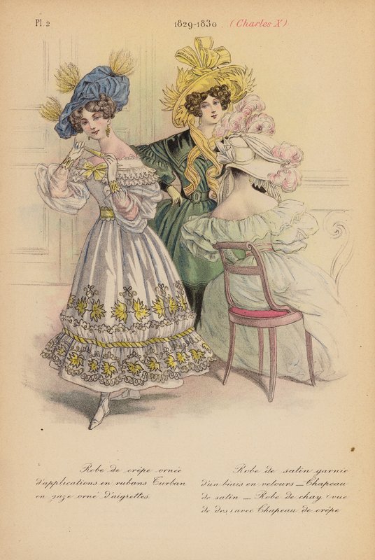 Französische Mode: 1829-1830, Charles X von Louis Colas