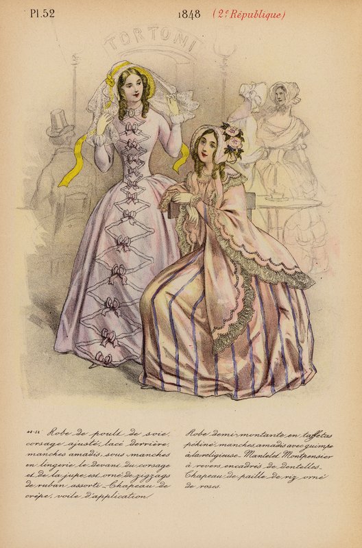 Französische Mode: 1848, 2. Republik von Louis Colas