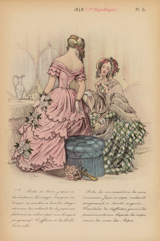 Französische Mode: 1848, 2. Republik von Louis Colas