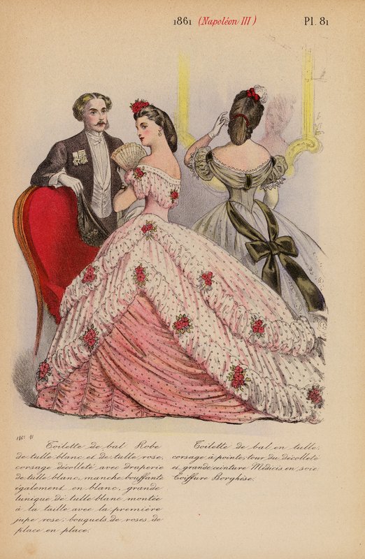 Französische Mode: 1861, Napoleon III von Louis Colas