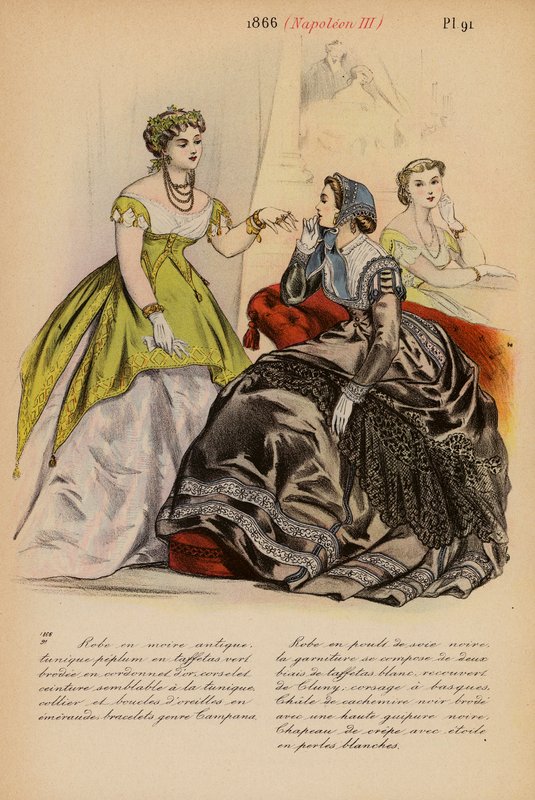 Französische Mode: 1866, Napoleon III. von Louis Colas