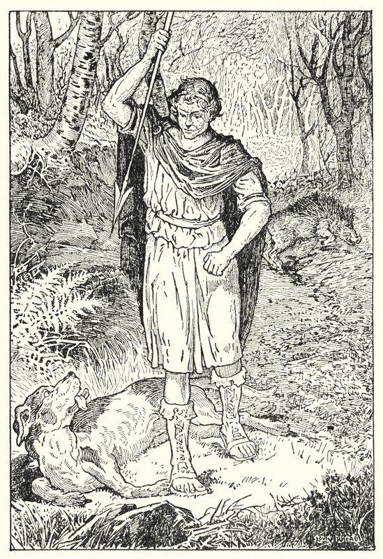 Der alte Hund von Louis John Rhead