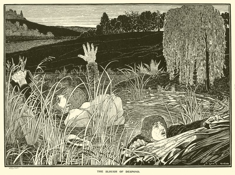 Der Sumpf der Verzweiflung von Louis John Rhead