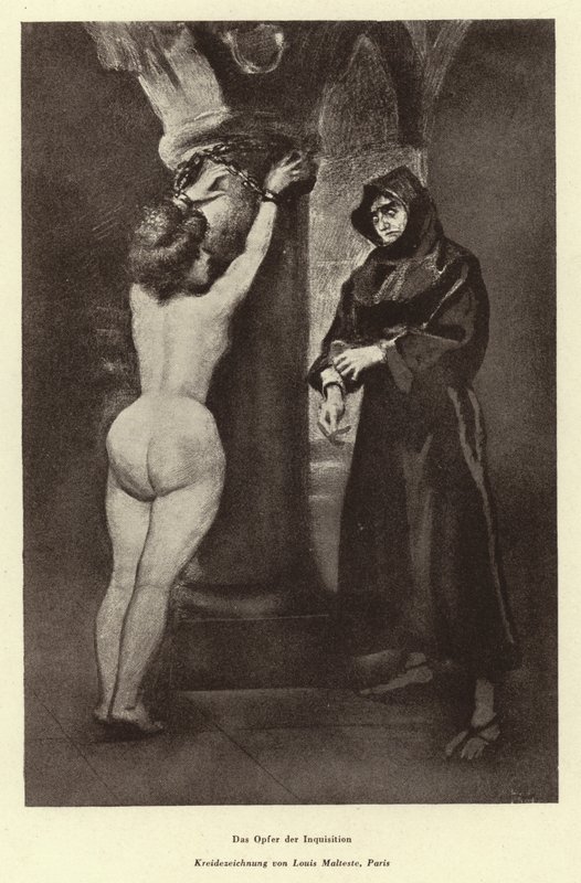 Ein Opfer der Inquisition von Louis Malteste
