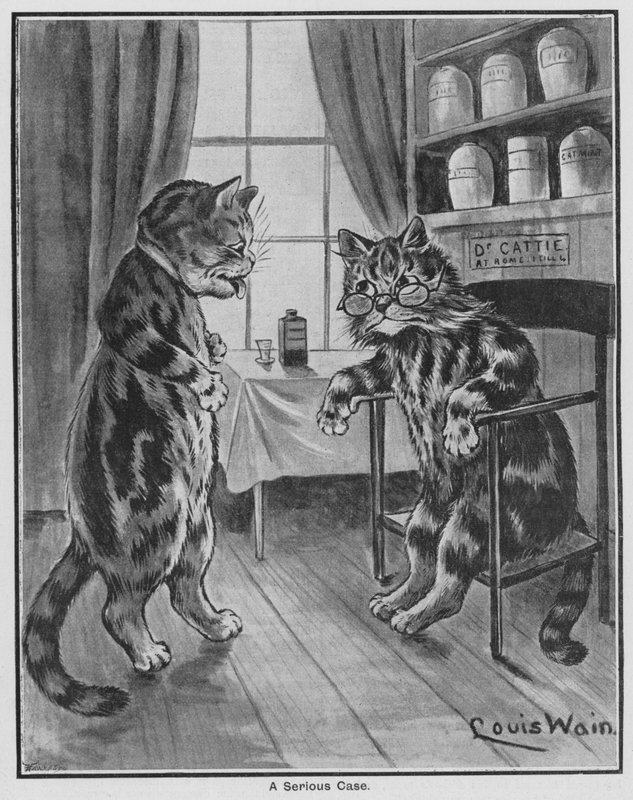 Ein ernster Fall von Louis Wain