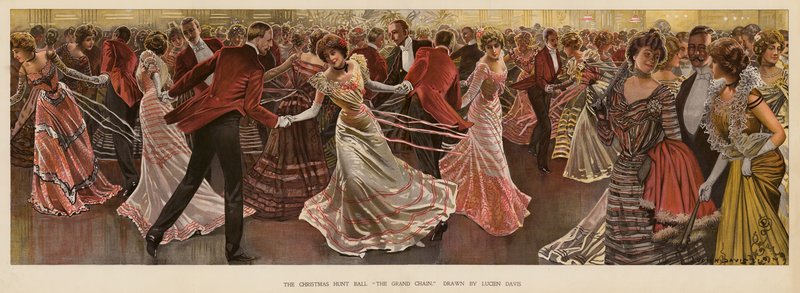 Weihnachtsjagdball von Lucien Davis