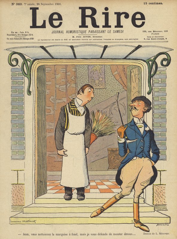 Illustration für Le Rire von Lucien Metivet