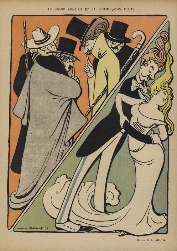 Illustration für Le Rire von Lucien Metivet