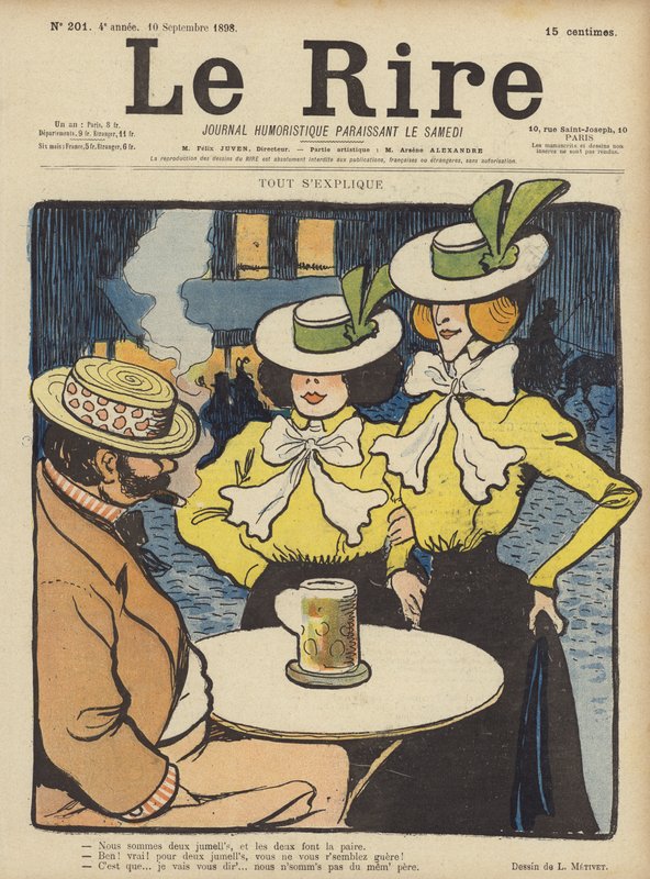 Illustration für Le Rire von Lucien Metivet