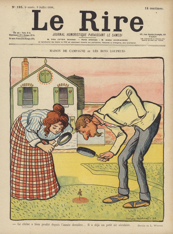 Illustration für Le Rire von Lucien Metivet