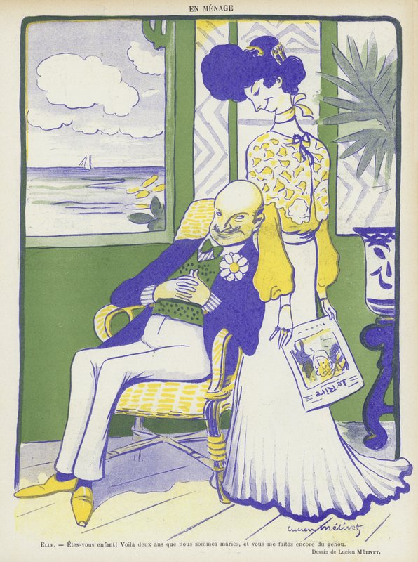 Illustration für Le Rire von Lucien Metivet