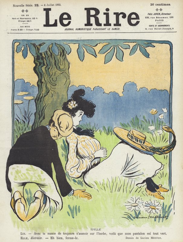 Illustration für Le Rire von Lucien Metivet