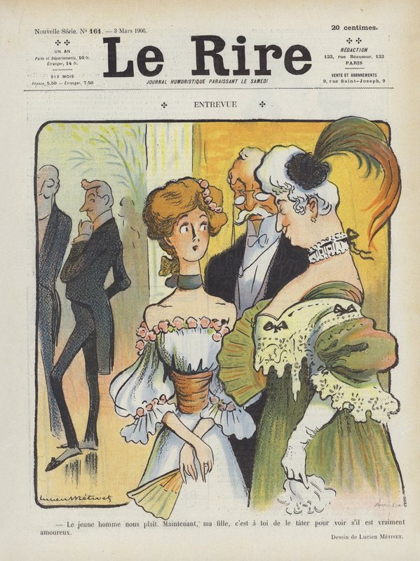 Illustration für Le Rire von Lucien Metivet