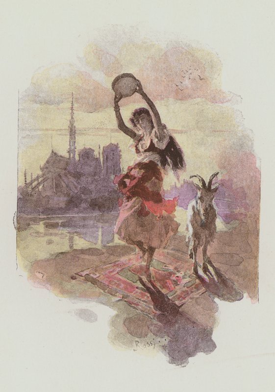 Illustration für Notre-Dame de Paris von Victor Hugo von Lucius Rossi