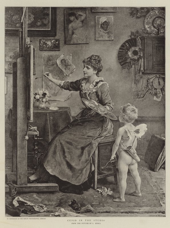 Amor im Studio von Ludwig Knaus