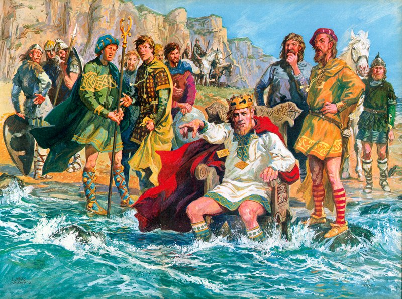 König Knut von Luis Arcas Brauner