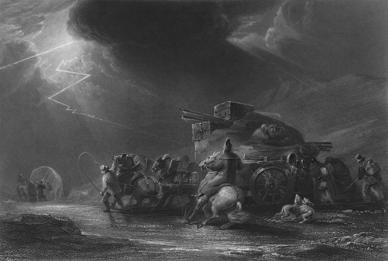 Der Gepäckwagen von Luke after Clennell